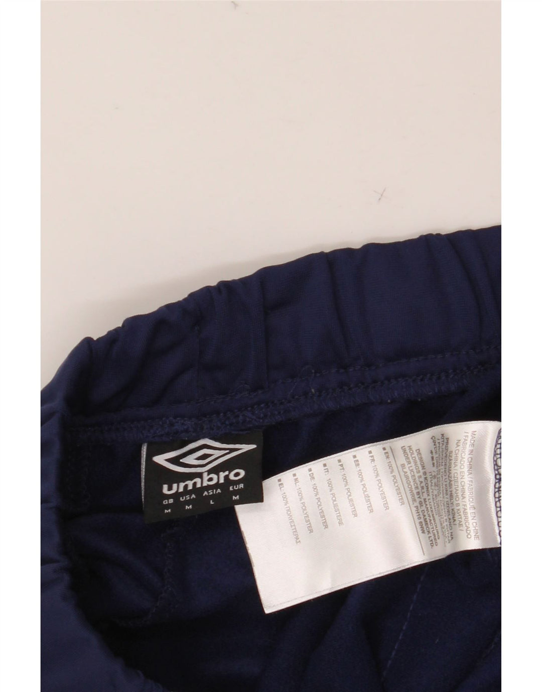 UMBRO Мужские спортивные брюки с графическим рисунком, средние, темно-синие, полиэстер