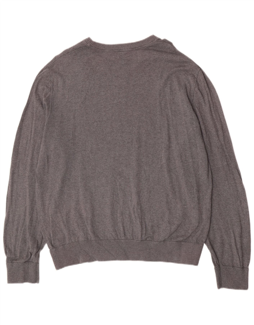 Мужской джемпер с круглым вырезом Gap XL, серый хлопок