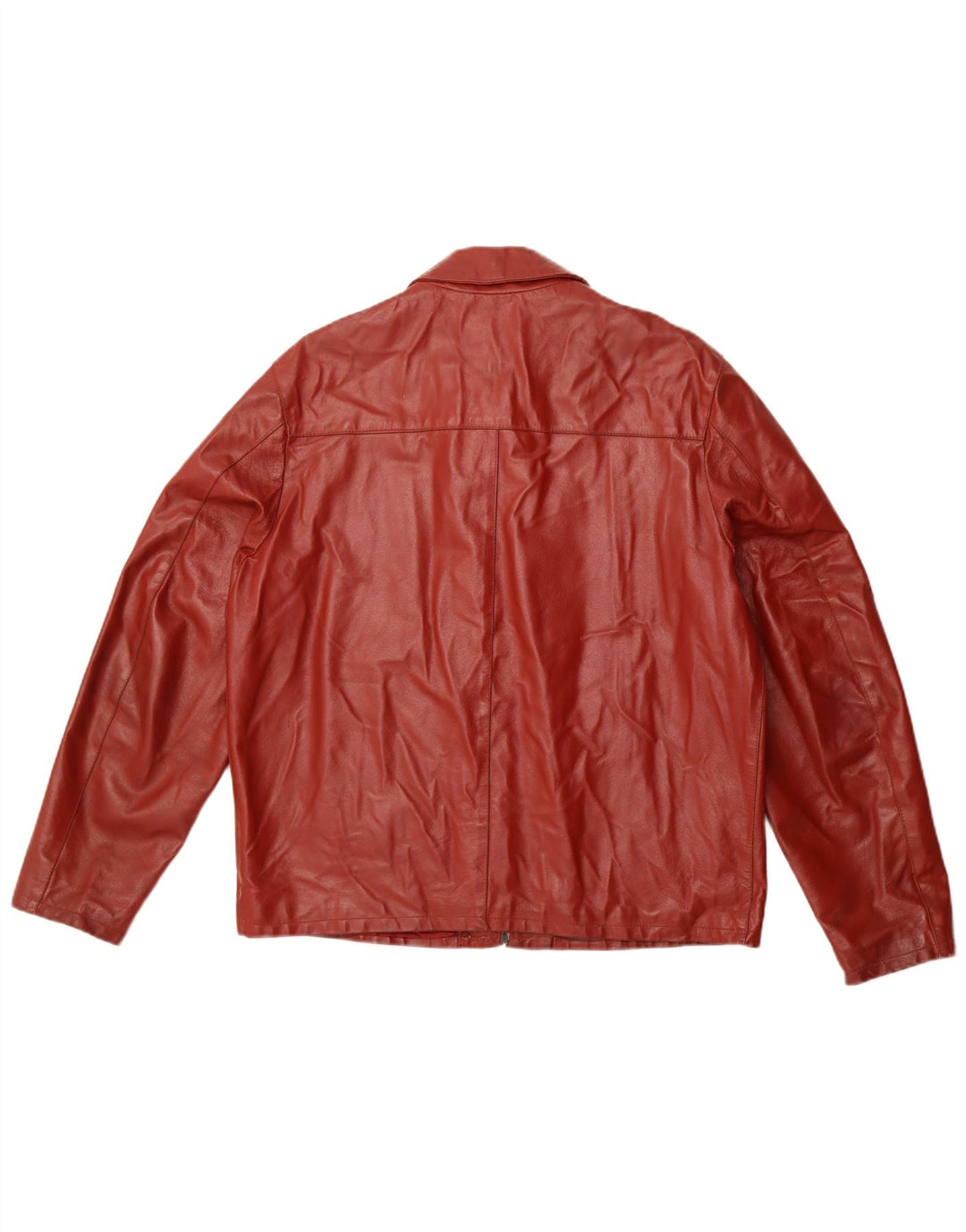 Женская кожаная куртка Bata IT 50 XL Бордовая кожа