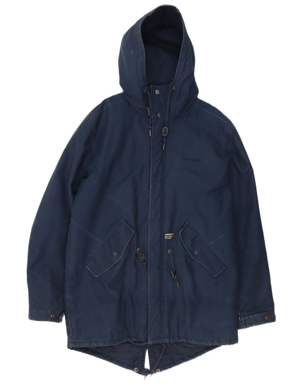 Мужская парка Carhartt с капюшоном UK 42 XL Темно-синий полиэстер