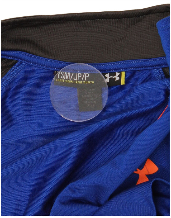 Спортивный костюм Under Armour для мальчиков, верхняя куртка, 7–8 лет, маленький синий цвет с блоками