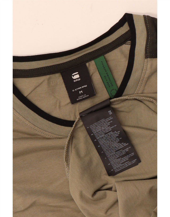 Мужская футболка G-Star Top Medium Khaki Colourblock Хлопок