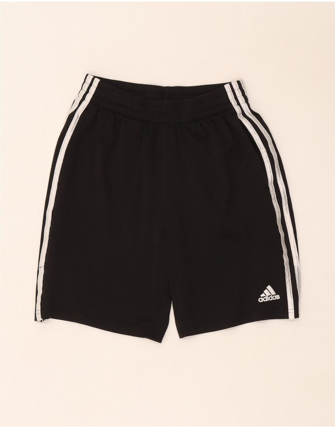 Спортивные шорты Adidas для мальчиков 12-13 лет, большие черные из полиэстера