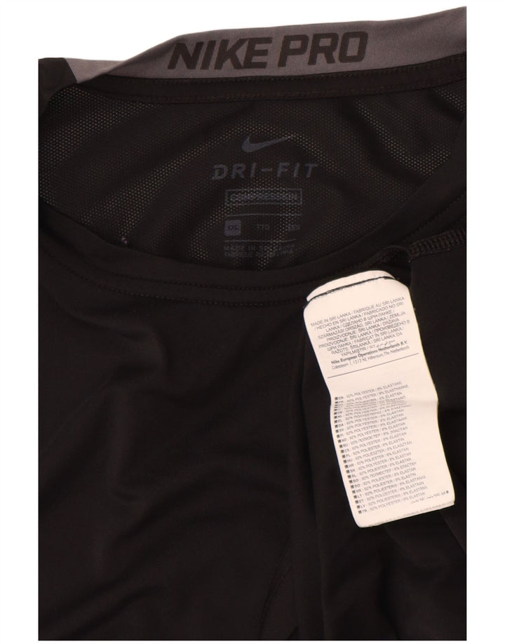 Мужская футболка Nike Dri Fit 2XL, черный полиэстер