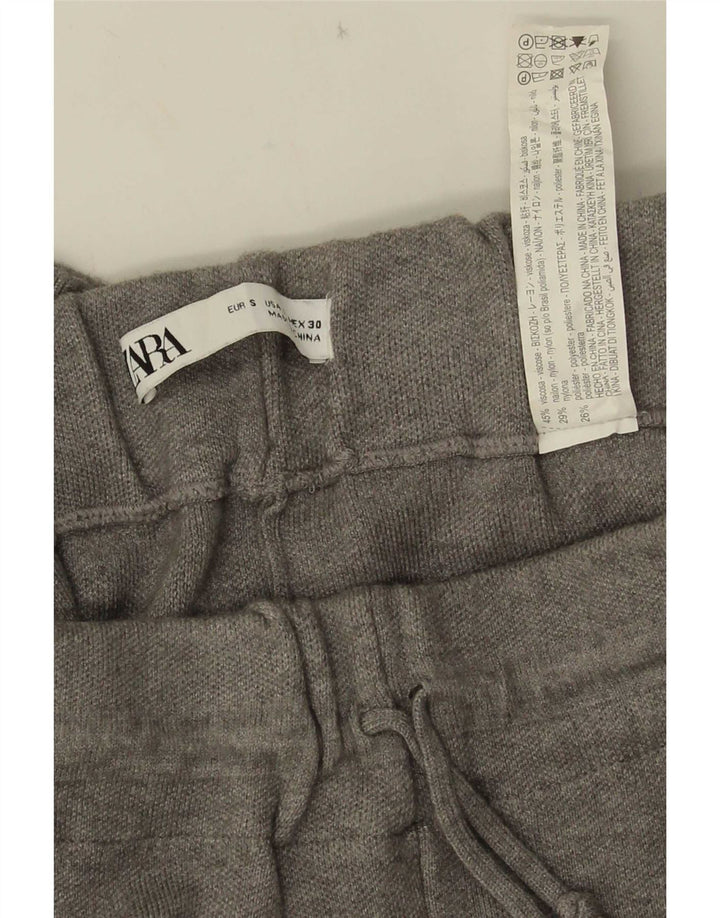 Мужские спортивные брюки Zara, джоггеры, маленькие серые, вискоза