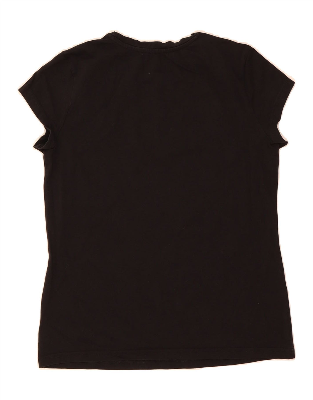 REEBOK Womens Graphic T-Shirt Top UK 14 Large Black Vintage Reebok and Second-Hand Reebok from Messina Hembry 