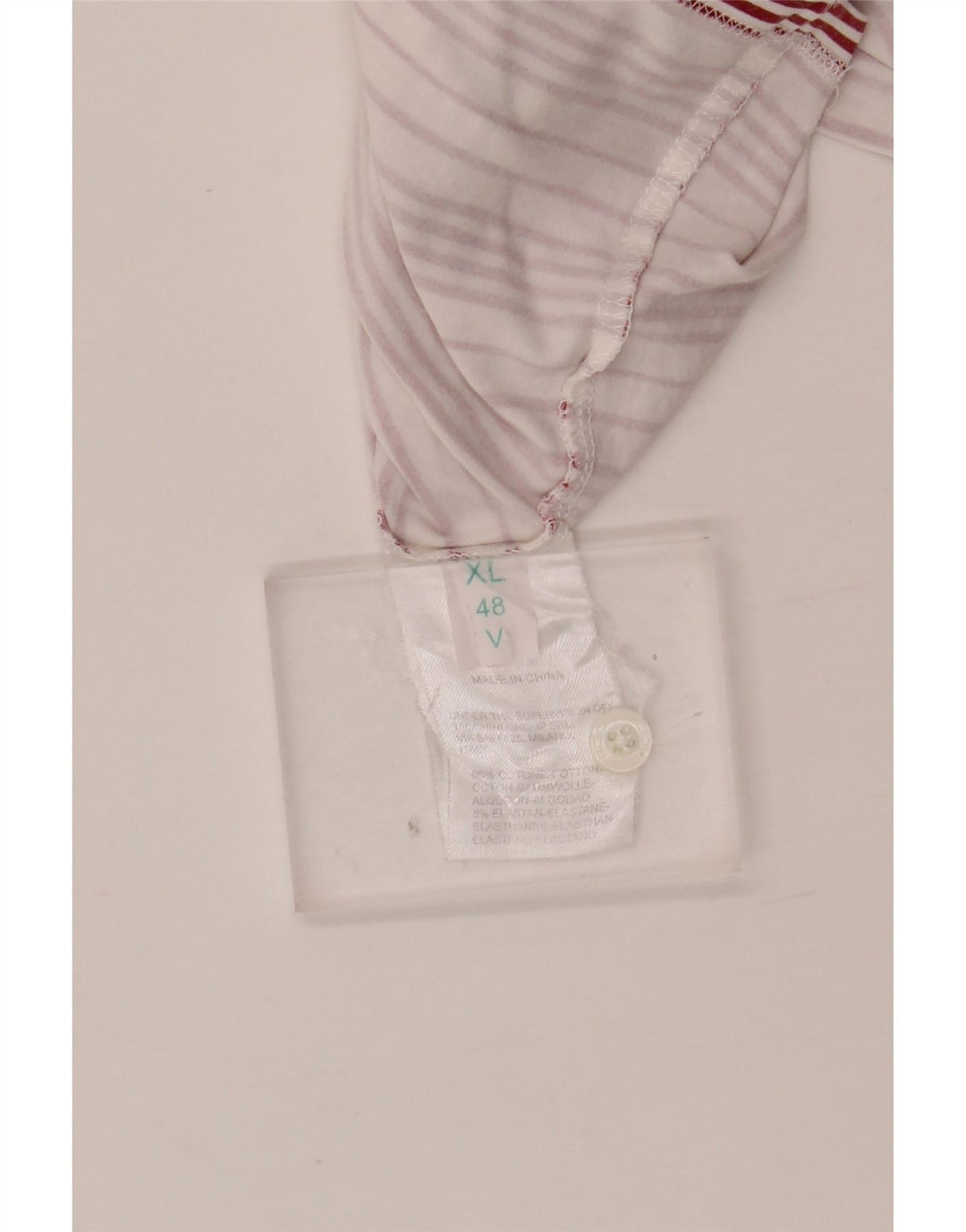 Женская рубашка поло SERGIO TACCHINI IT 48 XL, хлопок в красную полоску