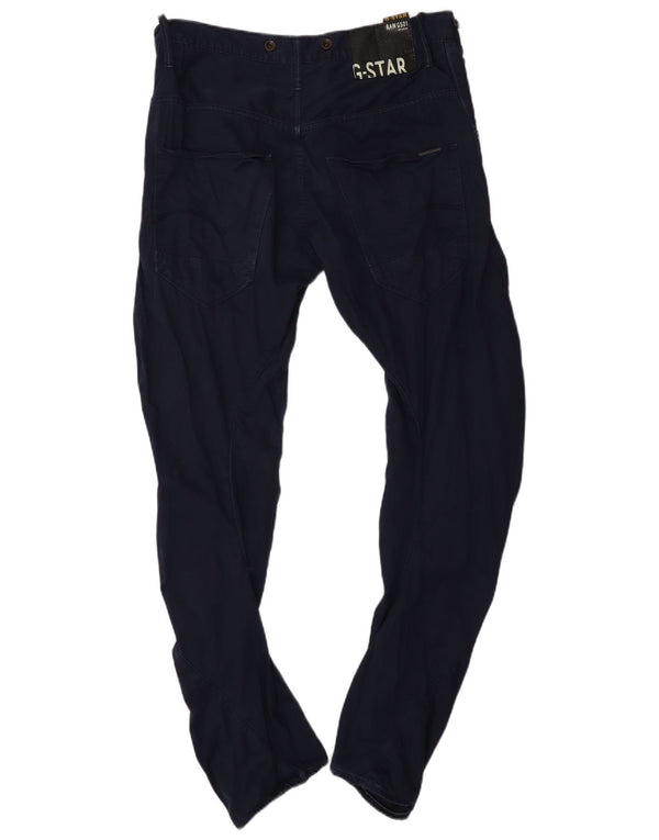 Мужские зауженные джинсы-бананы G-Star W32 L32, темно-синие, хлопок