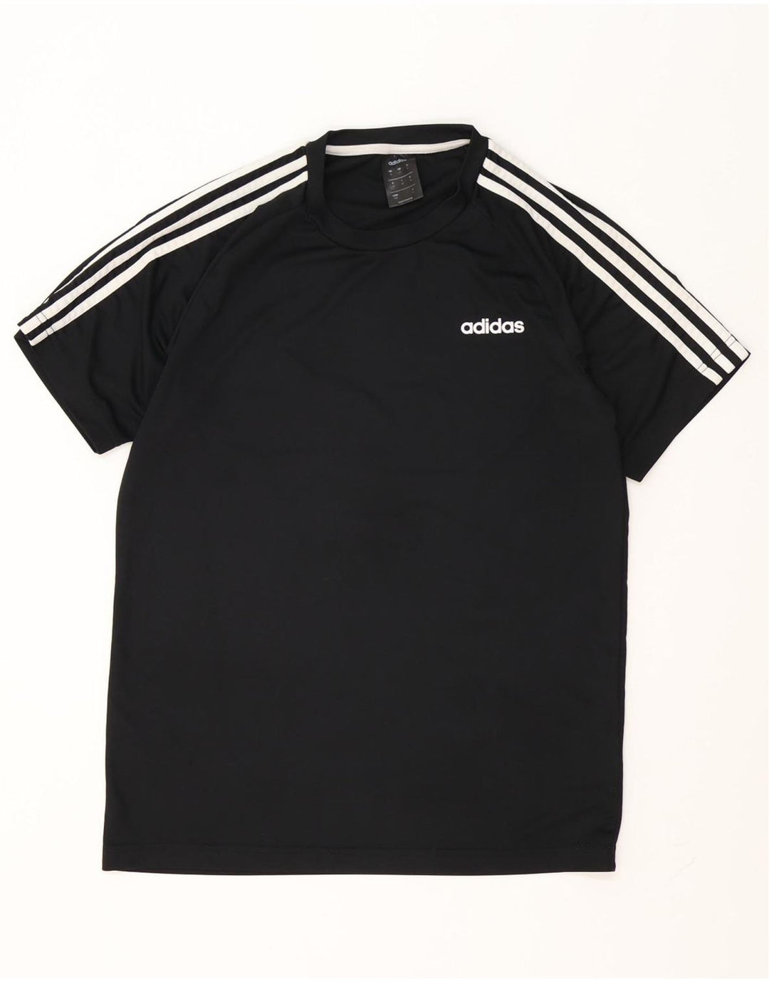 Мужская футболка Adidas Climalite, средний черный полиэстер