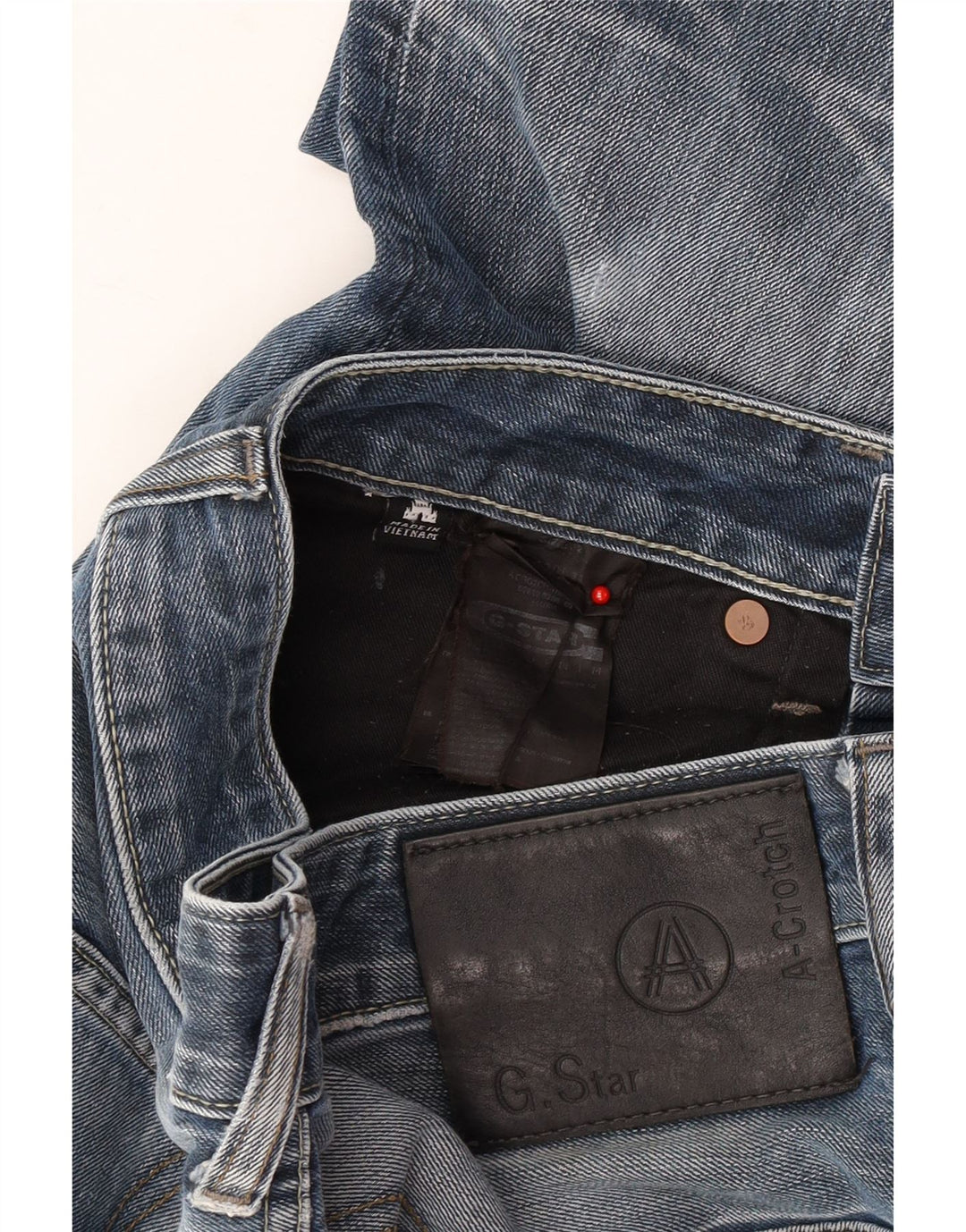 Мужские узкие джинсы G-Star W32 L31, синий хлопок