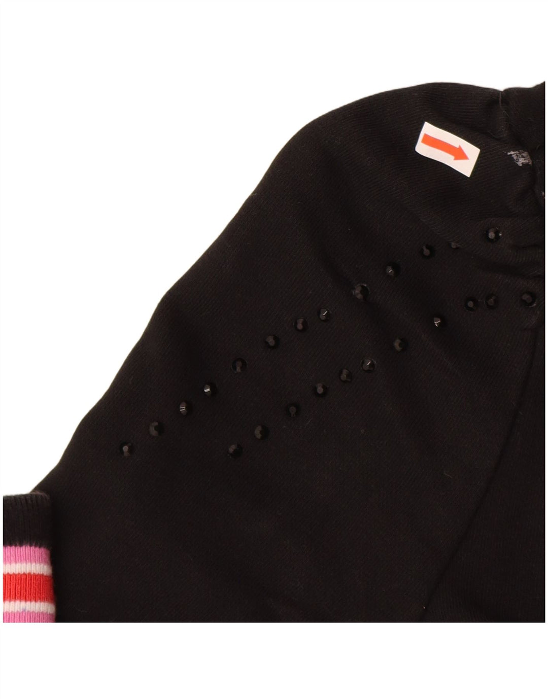 Спортивный костюм FILA для девочек, верхняя куртка 9-10 лет, черный хлопок