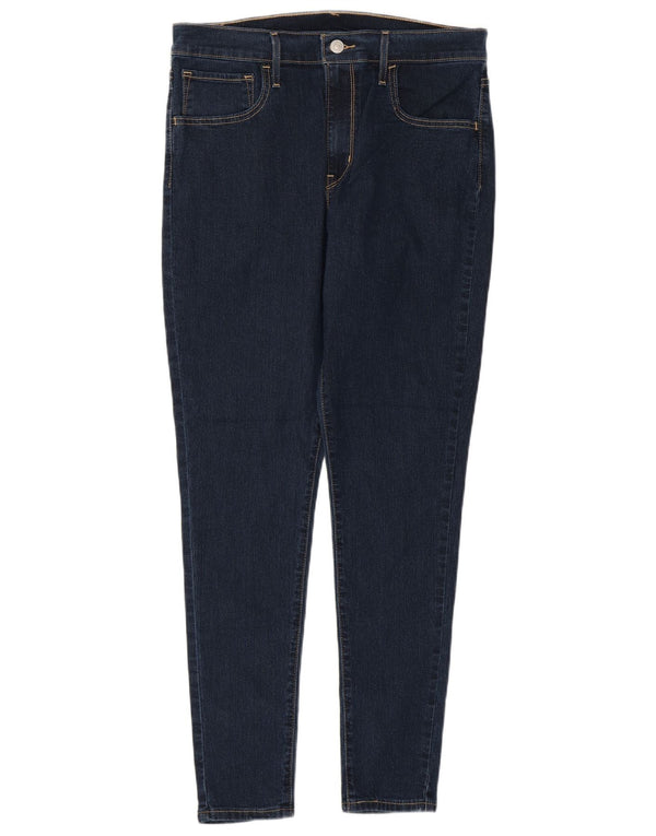 Женские джинсы скинни Levi's W30 L28 синие, хлопок