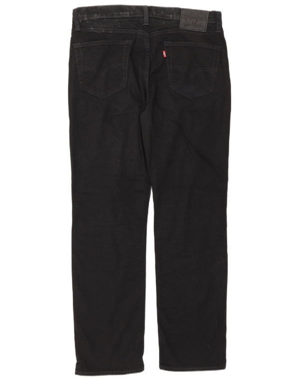 Мужские прямые джинсы Levi's 514 W34 L32, черный хлопок
