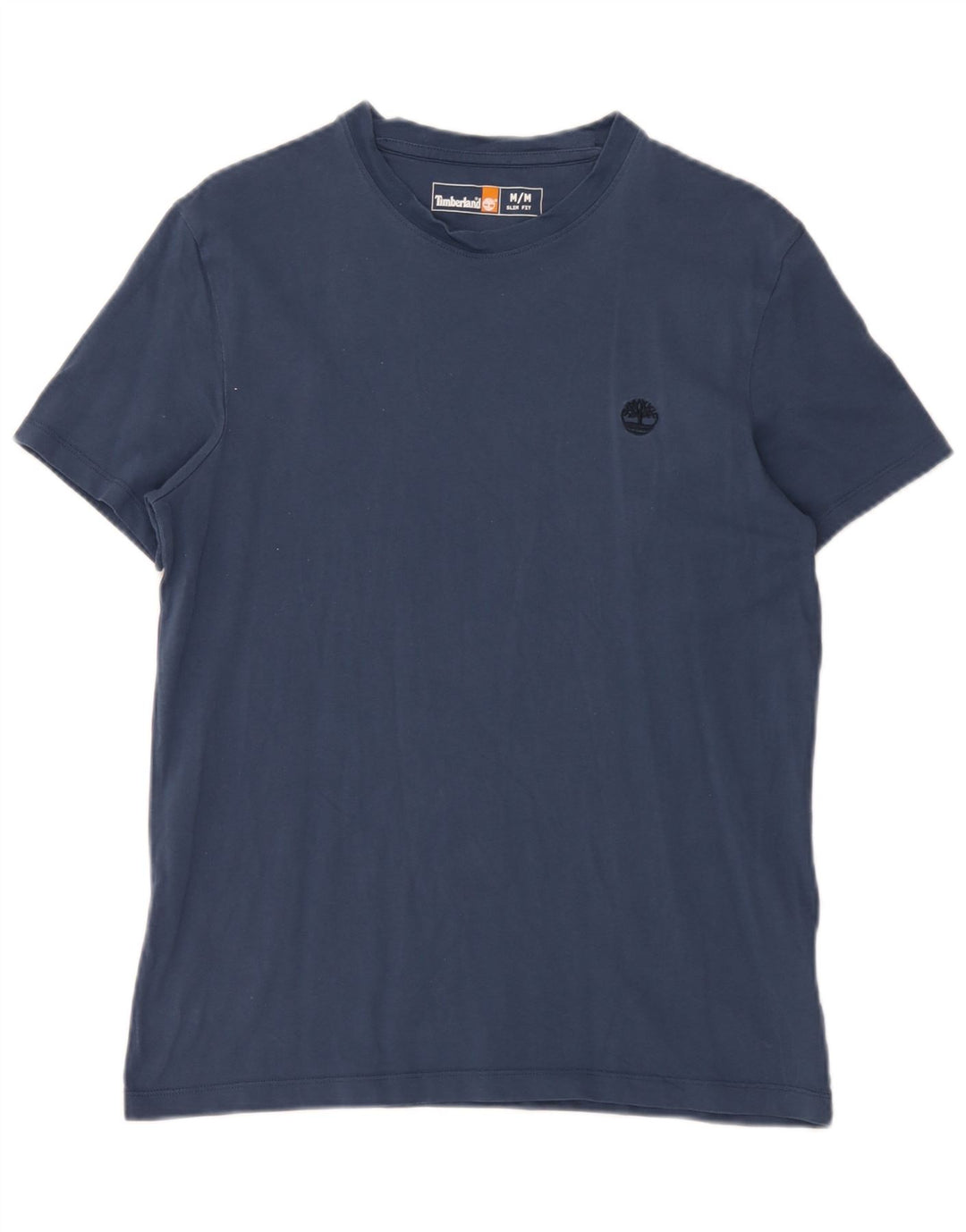 Мужская футболка Timberland Slim Fit, топ среднего размера, темно-синий, хлопок