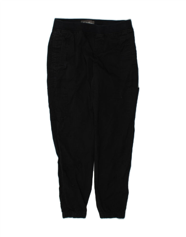 EDDIE BAUER Womens Joggers Cargo Trousers US 2 XS Black Cotton Vintage Eddie Bauer and Second-Hand Eddie Bauer from Messina Hembry 