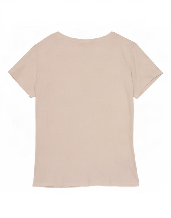 Levi's Womens T-Shirt Top UK 14 Medium White Flecked