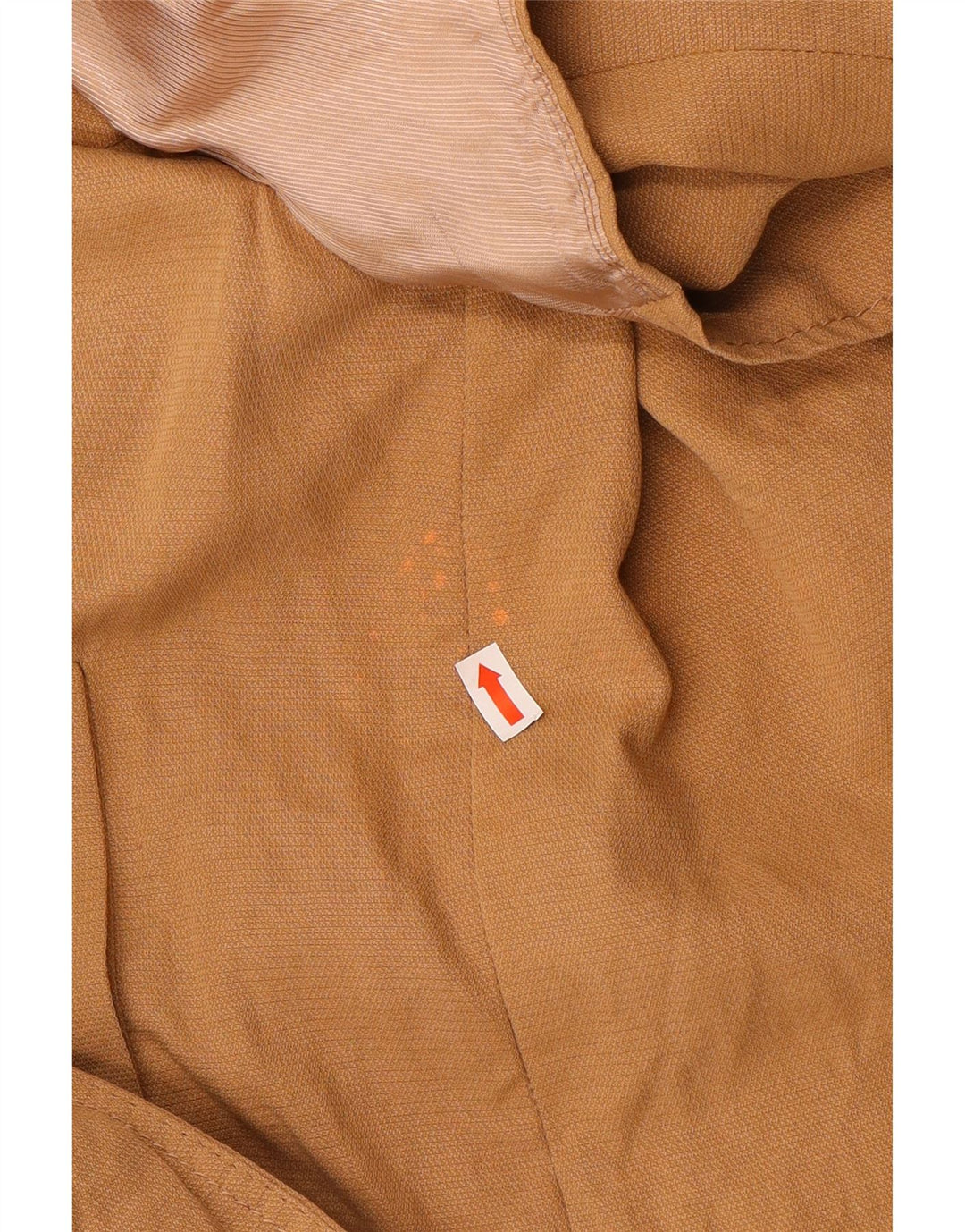 Женский укороченный открытый пиджак оверсайз Zara UK 6 XS, коричневый лиоцелл