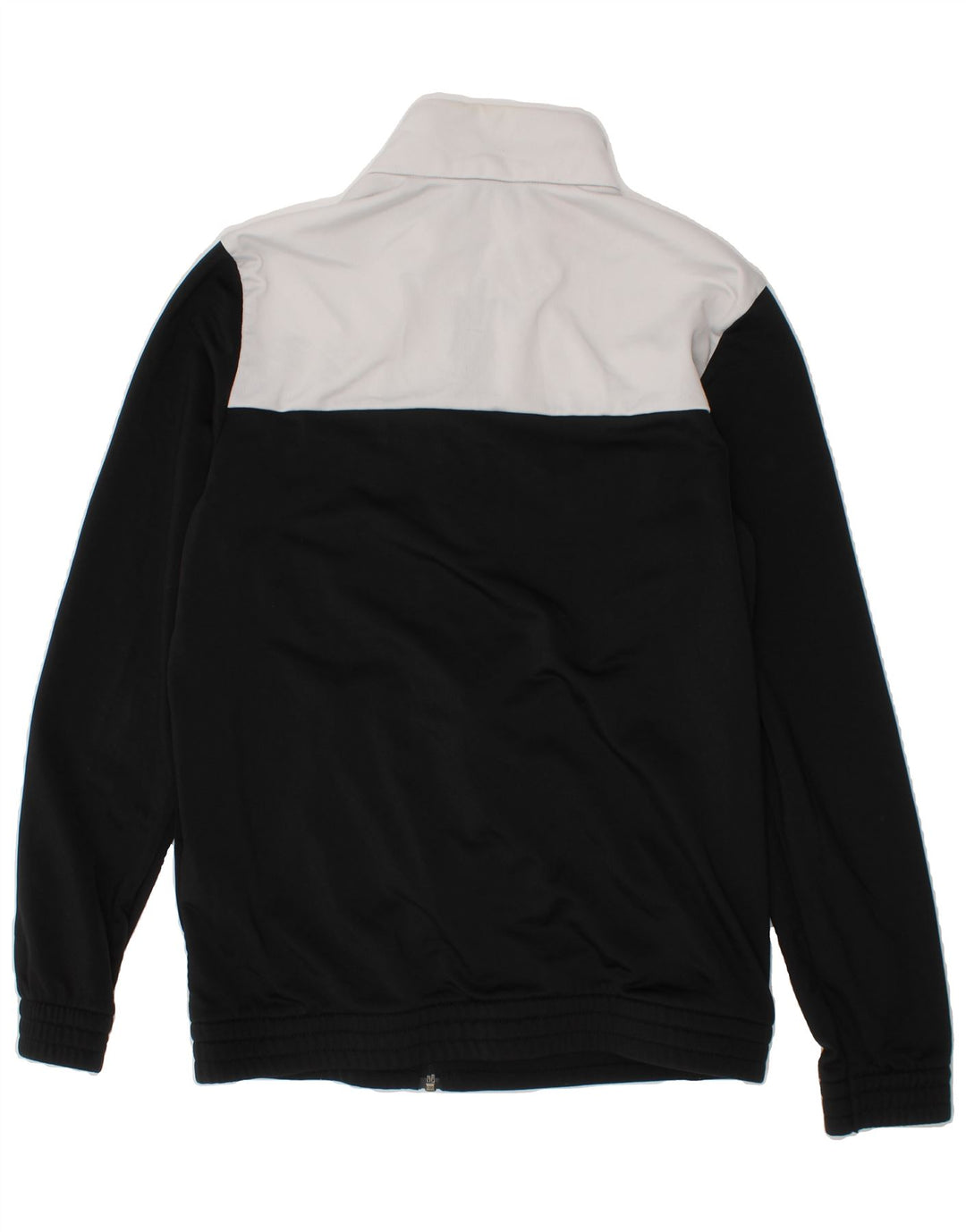 ADIDAS Boys Tracksuit Top Jacket 13-14 Years Black Colourblock Polyester Vintage Adidas and Second-Hand Adidas from Messina Hembry 