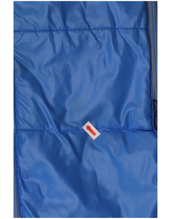 Мужская стеганая куртка Belfe IT 56 3XL синяя с цветными блоками