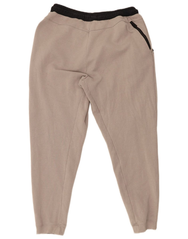 Мужские спортивные брюки NIKE, джоггеры, большие серые, хлопковые