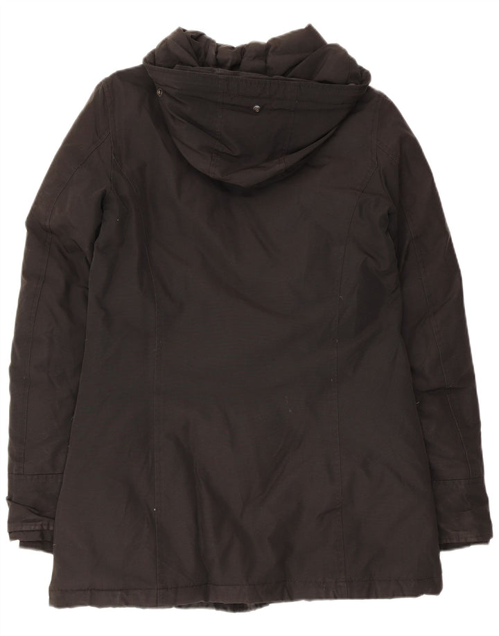 Женское стеганое пальто с капюшоном Woolrich UK 6 XS, черное