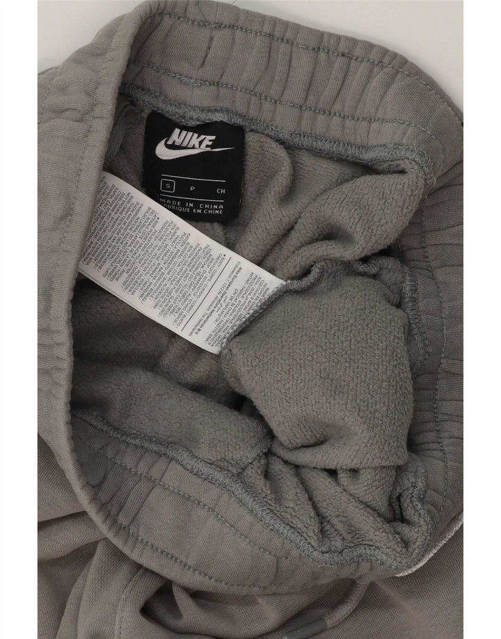 Мужские спортивные брюки с графическим рисунком Nike, маленькие серые хлопковые брюки для бега