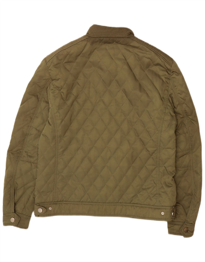 Мужская стеганая куртка Zara UK 44 2XL хаки, полиэстер