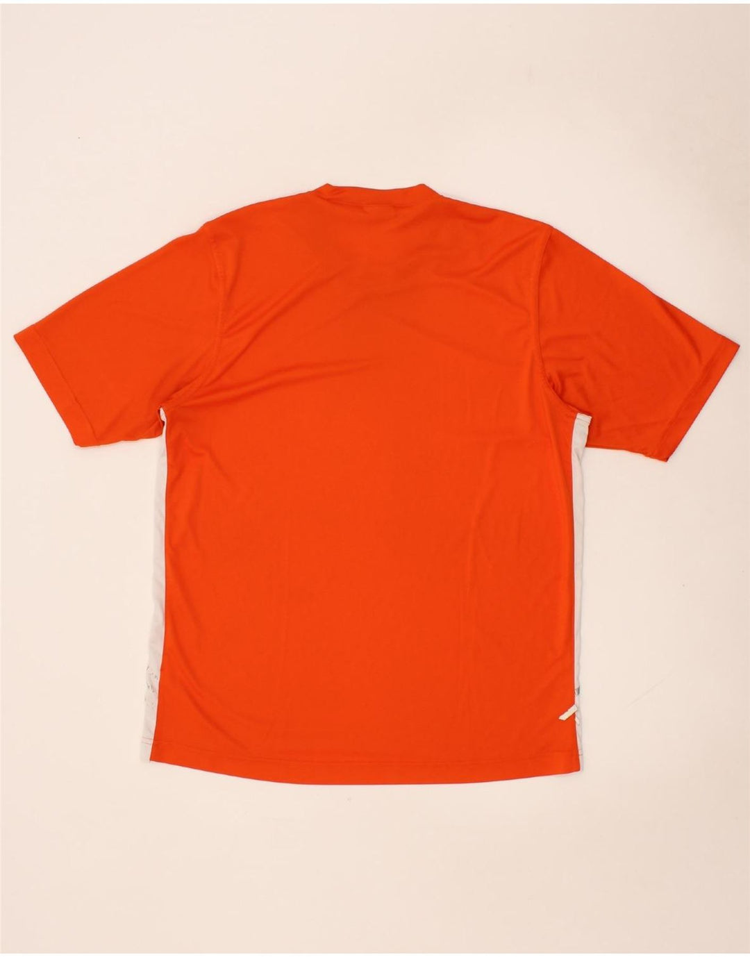 ADIDAS Mens T-Shirt Top Large Red Colourblock Polyester Vintage Adidas and Second-Hand Adidas from Messina Hembry 