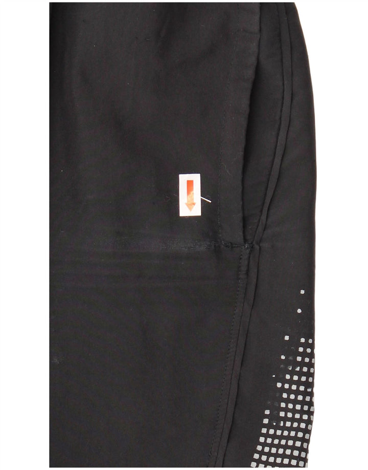 Спортивные шорты с графическим рисунком для мальчиков UNDER ARMOR, большие черные полиэстеровые шорты, 11–12 лет