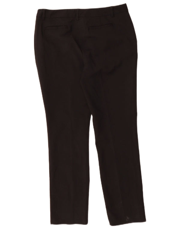 Женские узкие костюмные брюки Reiss UK 12, средние W30 L28, черные, хлопковые