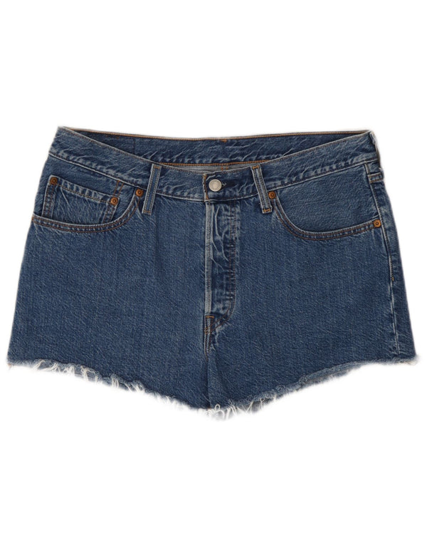 Женские джинсовые шорты Levi's 501 W31, средний синий, хлопок
