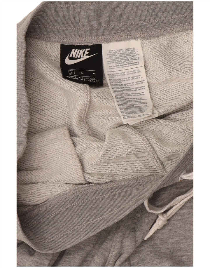 Мужские спортивные шорты с графическим рисунком Nike, большие серые хлопковые крапинки