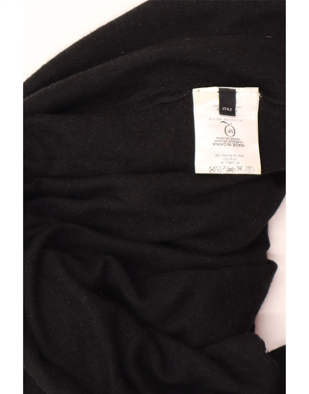 Женское платье-джемпер ALEXANDER MCQUEEN IT 42, средний черный, дизайнер из вискозы