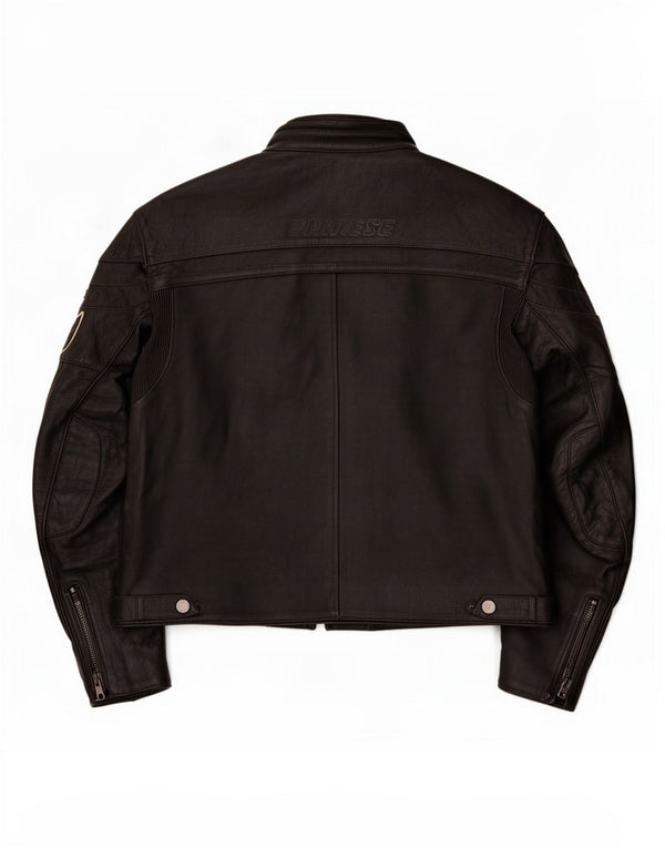 Мужская кожаная куртка-гонщик Dainese UK 42 XL, черная