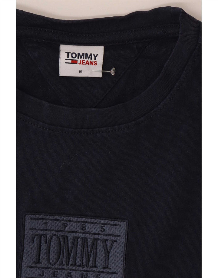 Мужская футболка с рисунком Tommy Hilfiger, средний темно-синий