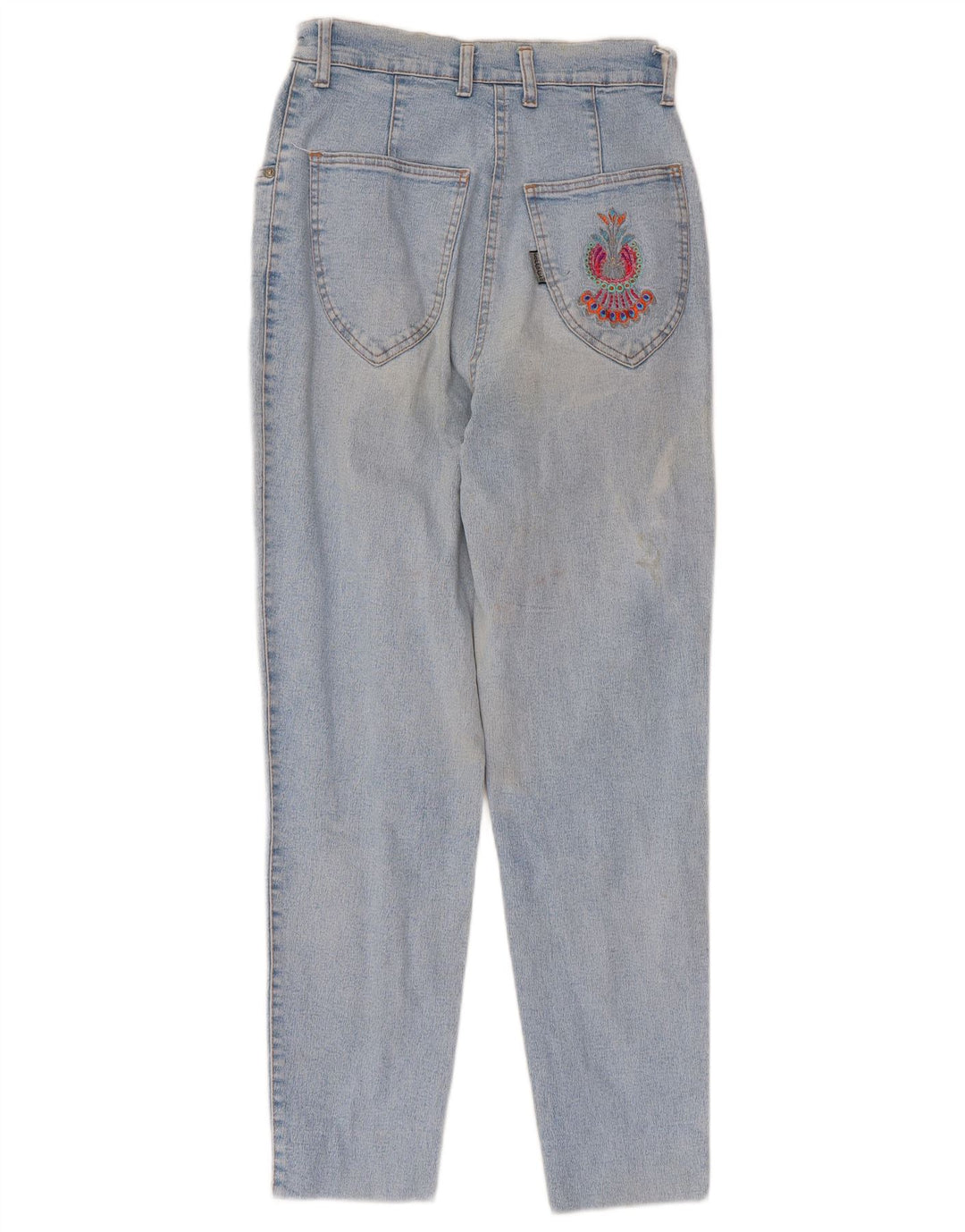 CAPPOPERA Женские зауженные джинсы с высокой талией IT 44 Средний W26 L26 Синий хлопок