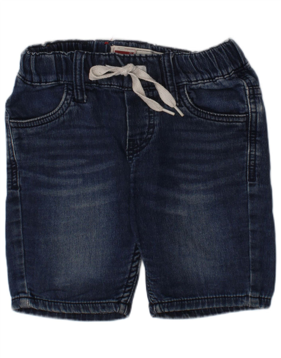 Джинсовые шорты LEVI'S для девочек 4–5 лет W22, синие, хлопок