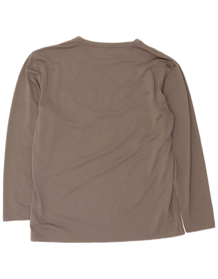 Мужской топ Dickies с длинным рукавом XL, серый полиэстер