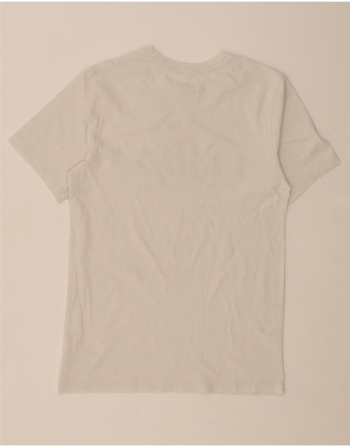 JORDAN Mens Graphic T-Shirt Top Small White Cotton Vintage Jordan and Second-Hand Jordan from Messina Hembry 