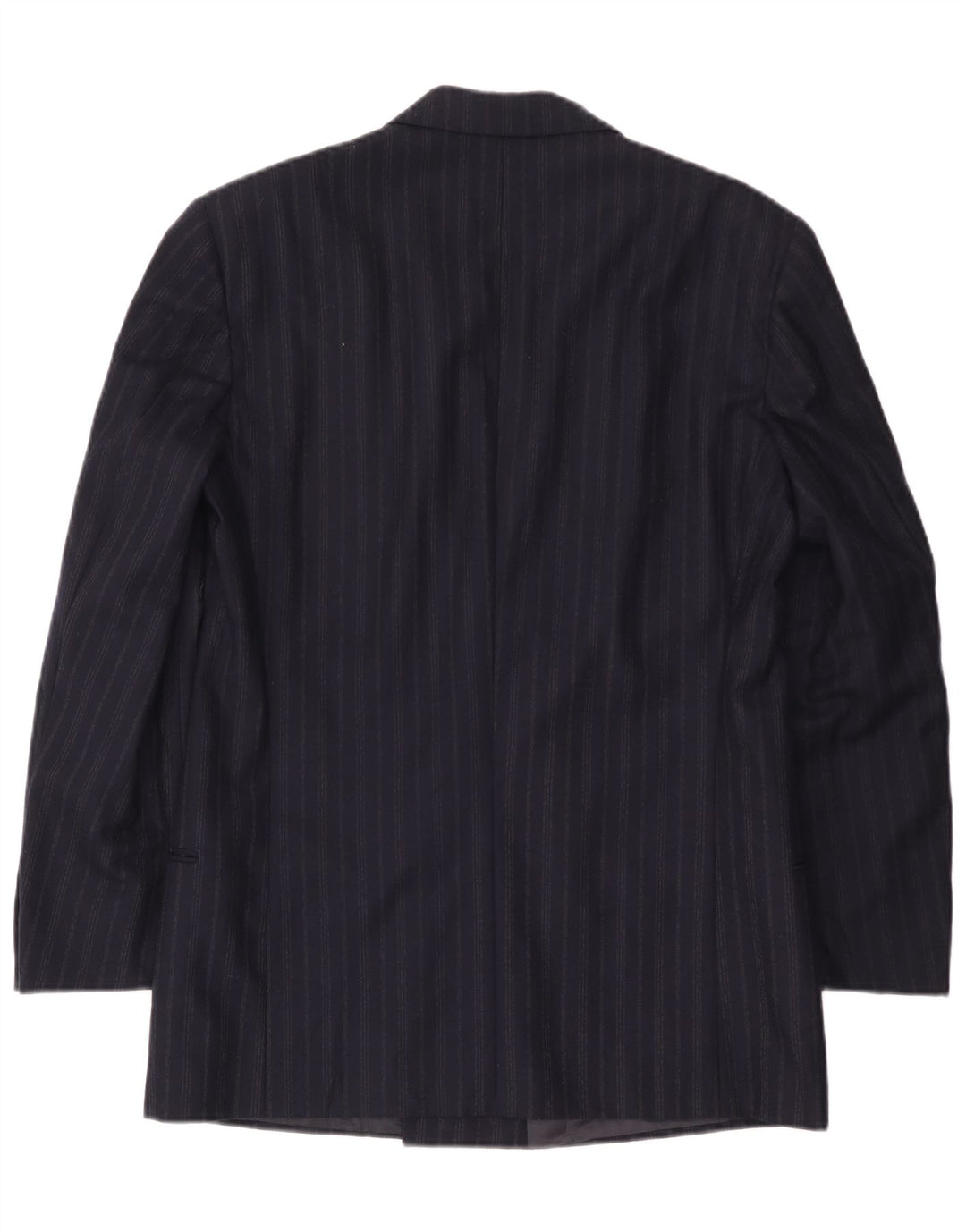 Мужской пиджак Giorgio Armani UK 38 средний темно-синий в тонкую полоску