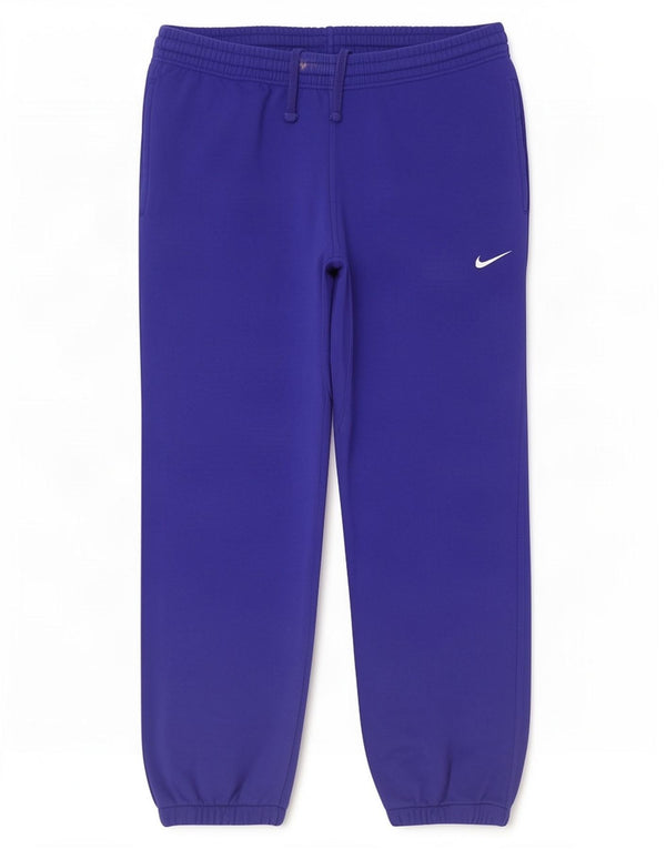 Мужские спортивные брюки Nike, большие синие хлопковые брюки для бега