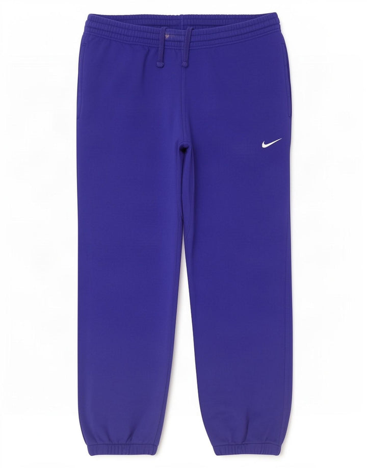 Мужские спортивные брюки Nike, большие синие хлопковые брюки для бега