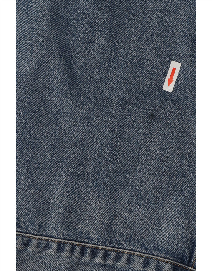 Мужская джинсовая куртка Levi's UK 42 XL, синяя, хлопок