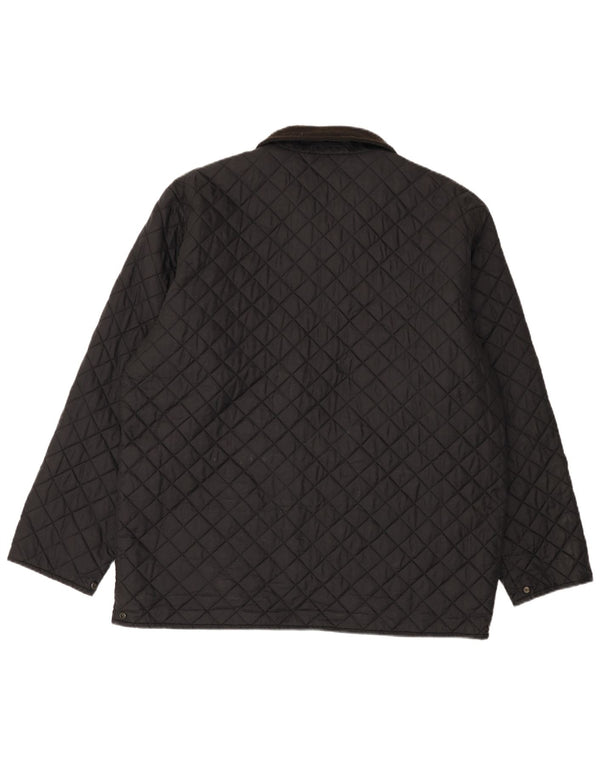Fila Мужская стеганая куртка IT 56 3XL Черный Полиамид