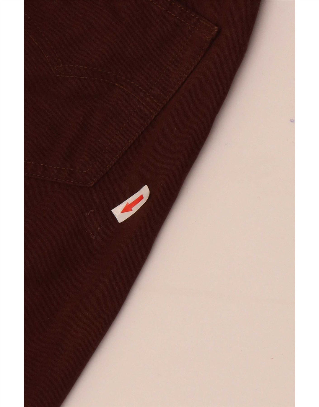 Женские прямые джинсы Levi's 501 W29 L32 коричневые, хлопок