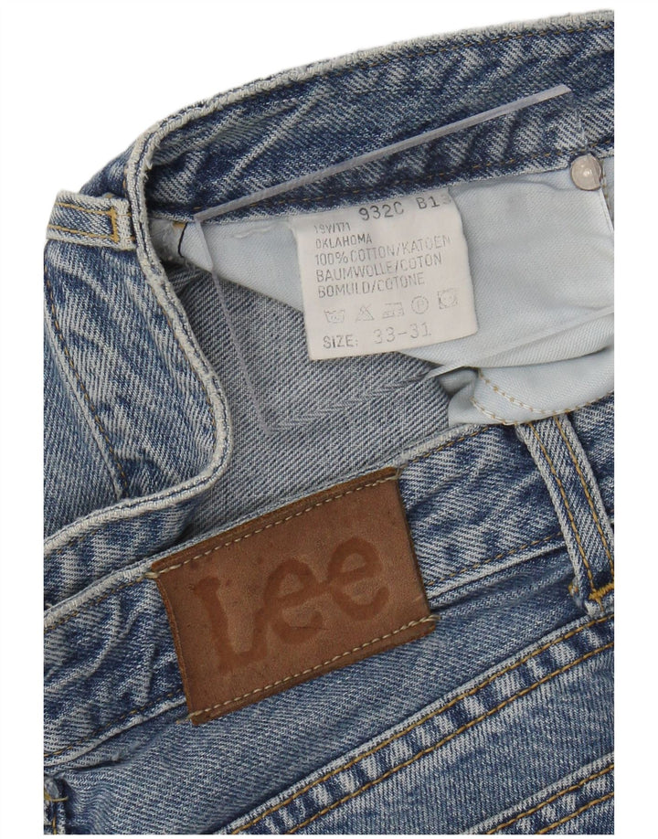 Мужские зауженные джинсы LEE Oklahoma W33 L27, синий хлопок