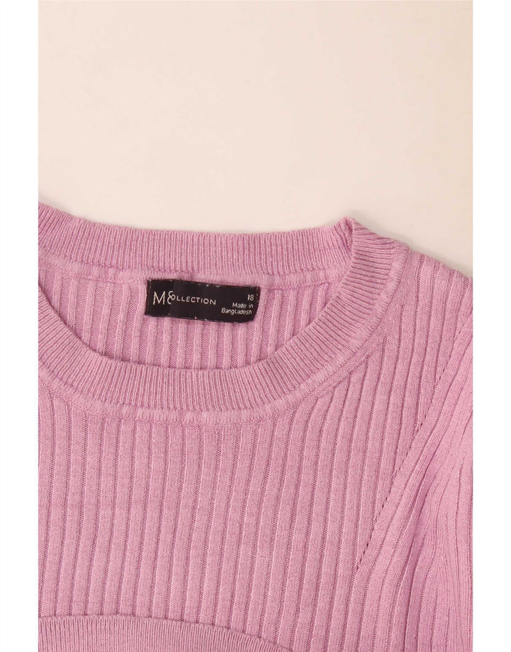 Женская блузка Marks & Spencer UK 18 XL Розовая