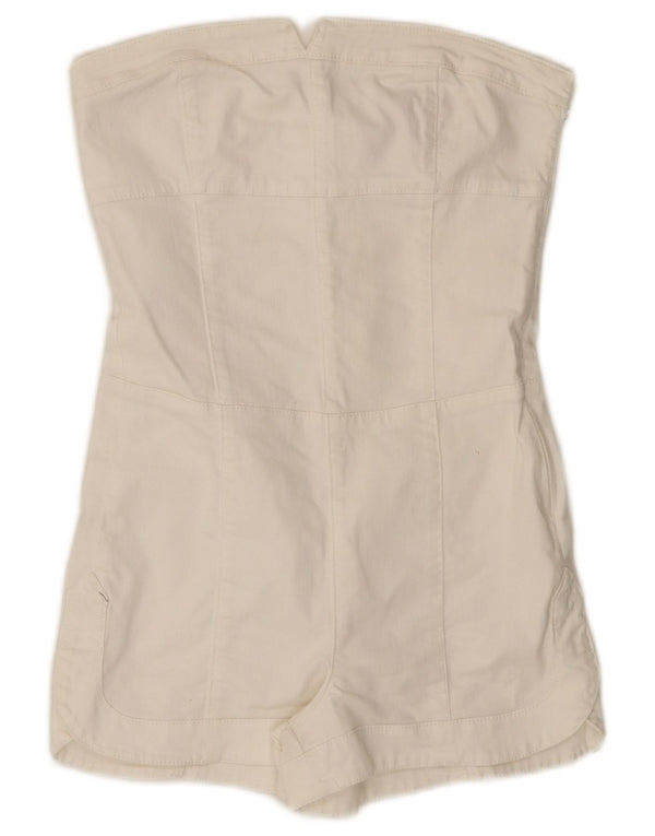 Женский джинсовый комбинезон без бретелек GUESS UK 6 XS Белый