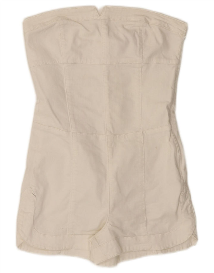 Женский джинсовый комбинезон без бретелек GUESS UK 6 XS Белый