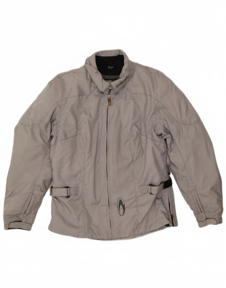 Мужская куртка Richa Racer UK 40, большая серая, полиамид